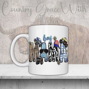 Boy Mama Mug 11oz Ceramic Coffee Mug Tea Cup